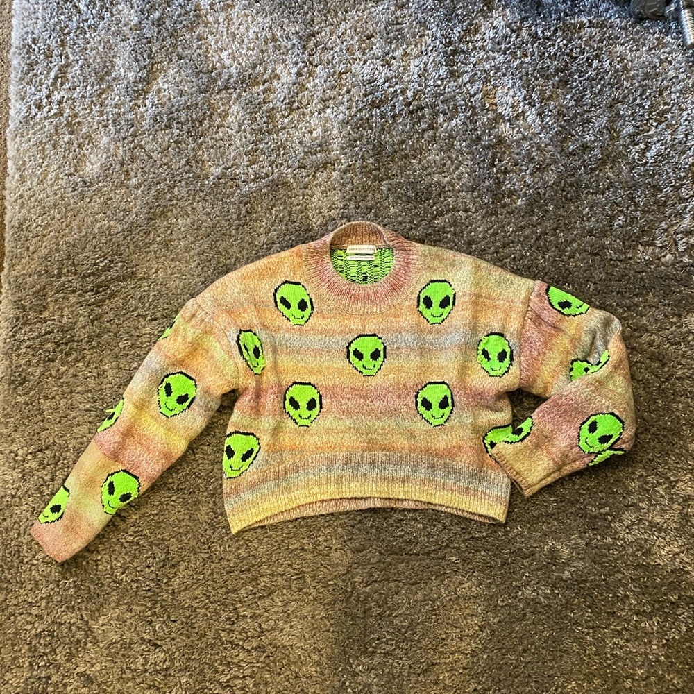 Urban Outfitters Alien Cropped Sweater